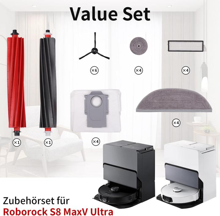 Image du produit Laymi Ersatzteile für Roborock S8 MaxV Ultra