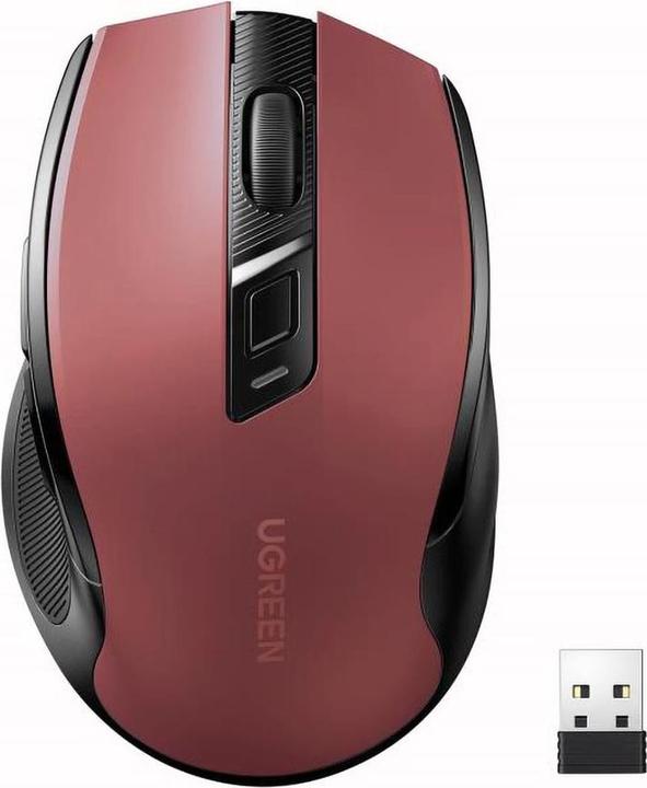 Produktbild Ugreen Mouse Wireless MU006 Red 15065 (Kabellos)
