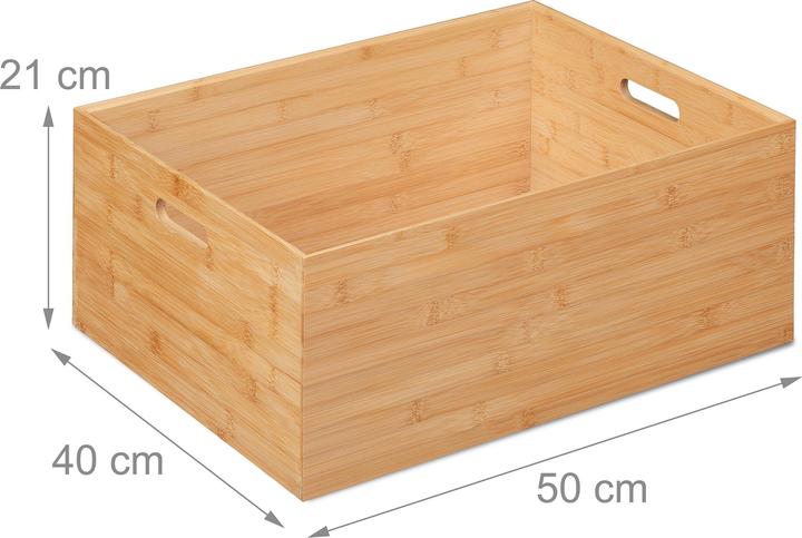 Image du produit Relaxdays Boîte de rangement (50 x 40 x 21 cm)