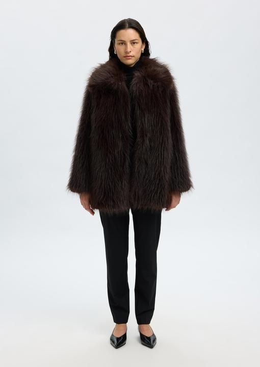 Produktbild Selected Faux Fur Mantel