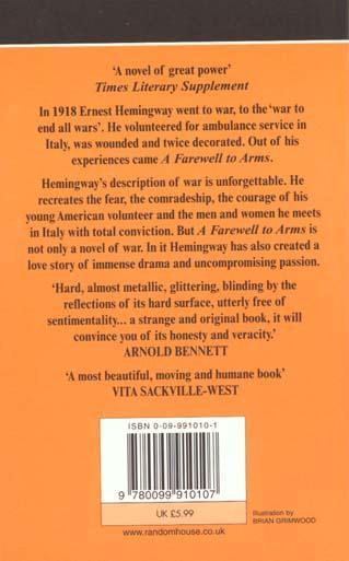 Produktbild A Farewell to Arms (Englisch, Ernest Hemingway, 2004)