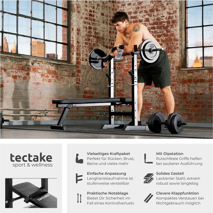 Produktbild tectake Hantelbank