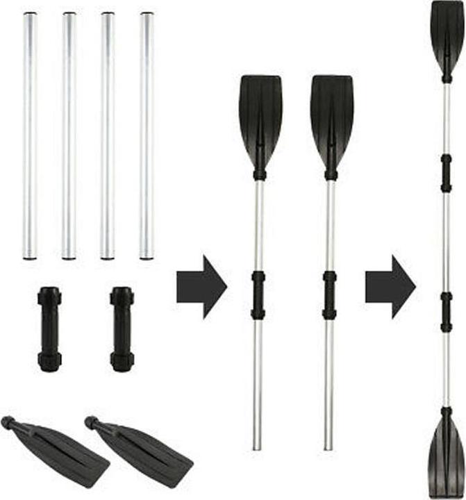 Productafbeelding Bestway Hydro-Force 57"/1,45m sectionele aluminium roeispanen (218 cm, 2-delig)
