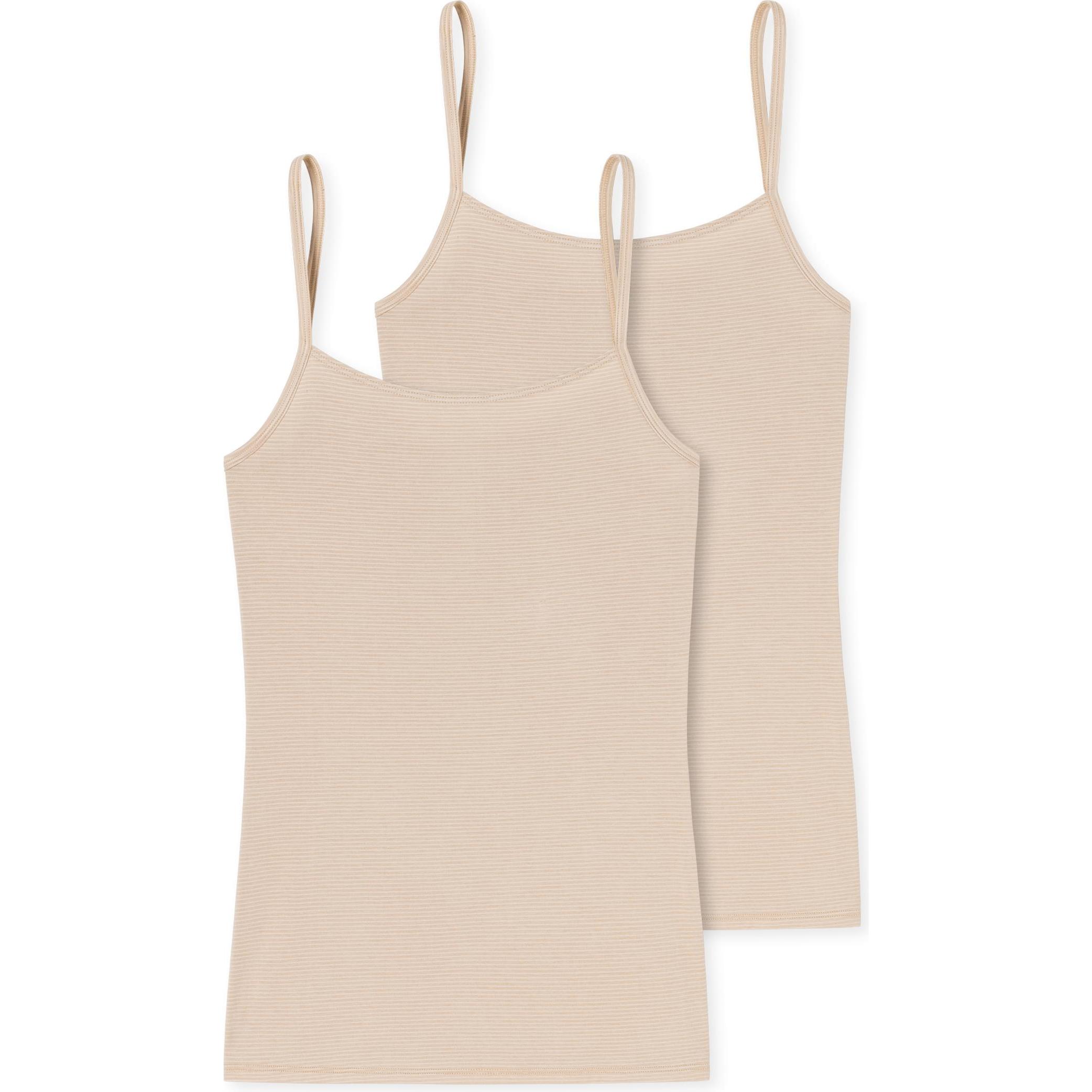 Schiesser, Damen, Shirt, Modal Essentials Spaghetti-Top, Beige, (38)