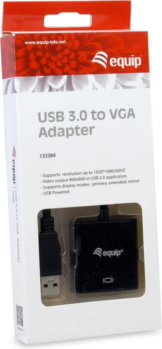 Image du produit equip Adaptateur USB 3.0 vers VGA (VGA, 1.40 cm)
