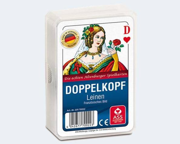 Actual product image ASS Altenburg 22570022 - Doppelkopf with linen finish - French deck (German, 4 - 5 Players)