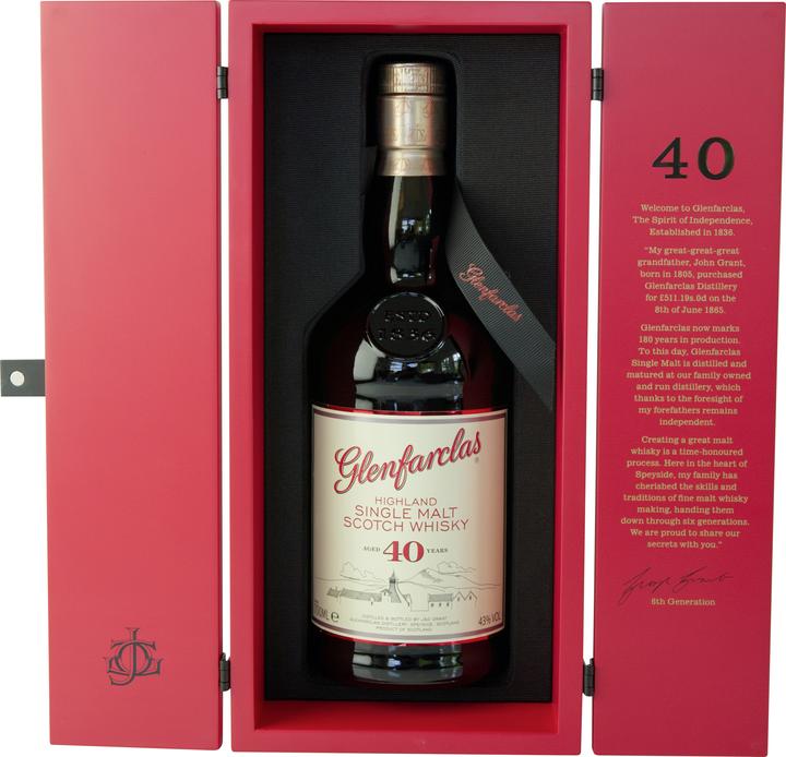 Glenfarclas 40 years (Single Malt, 1 x 70 cl)