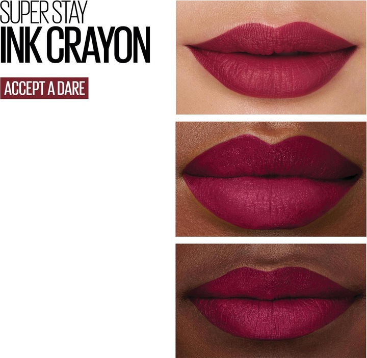 Actual product image Maybelline New York Super Stay Ink Crayon (Rose)