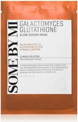 Image du produit Some By Mi Galactomyces Glutathione Glow Serum Mask - Masque en feuille illuminant le visage pour les
