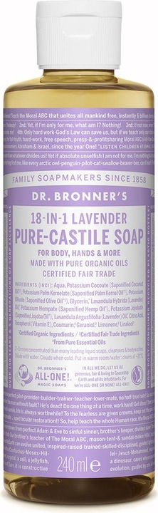 Produktbild Dr. Bronner's 18-IN-1 Lavendel (Flüssigseife, 240 ml)