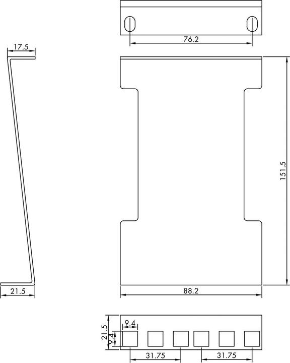 Immagine prodotto Value 19"-Schrank Tiefenerweiterung 151,5mm, 2HE