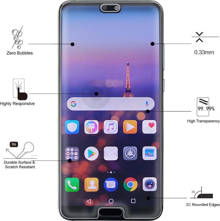 Produktbild Eiger Mountain Glass Clear Edge (1 Stk., Huawei P20)