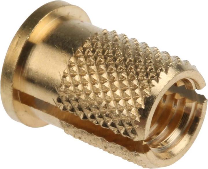 Produktbild RS PRO Spreizeinsätze Messing M6 geflanscht (1 Schrauben pro Stück)