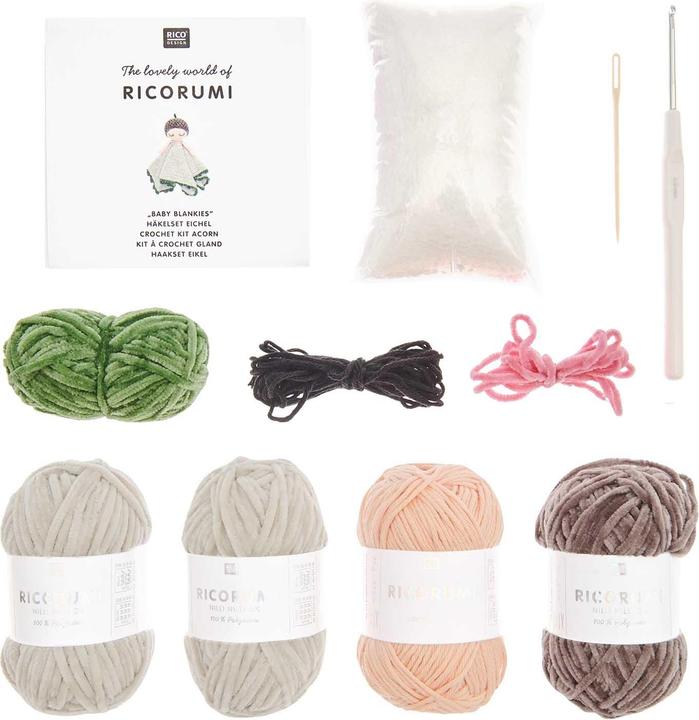 Actual product image Rico Design Ricorumi Häkelset "Baby Blankies"
