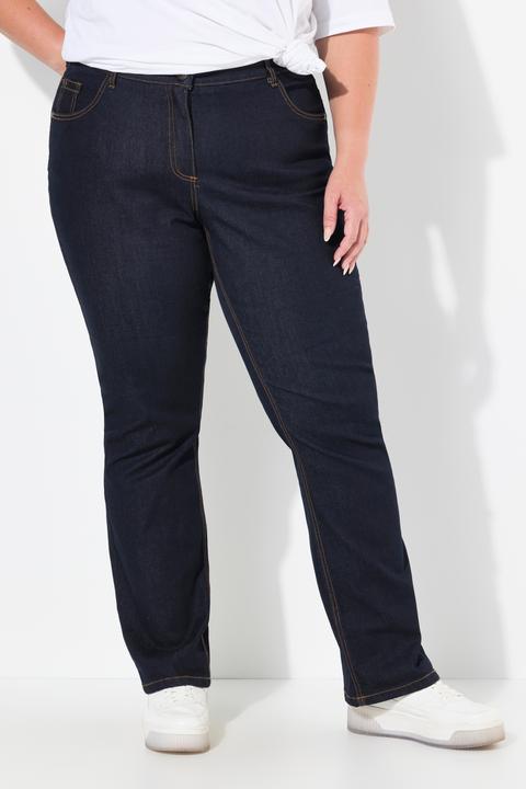 Image du produit Ulla Popken Jean Mandy, coupe 5 poches droite. Taille confortable et tissu stretch (52)