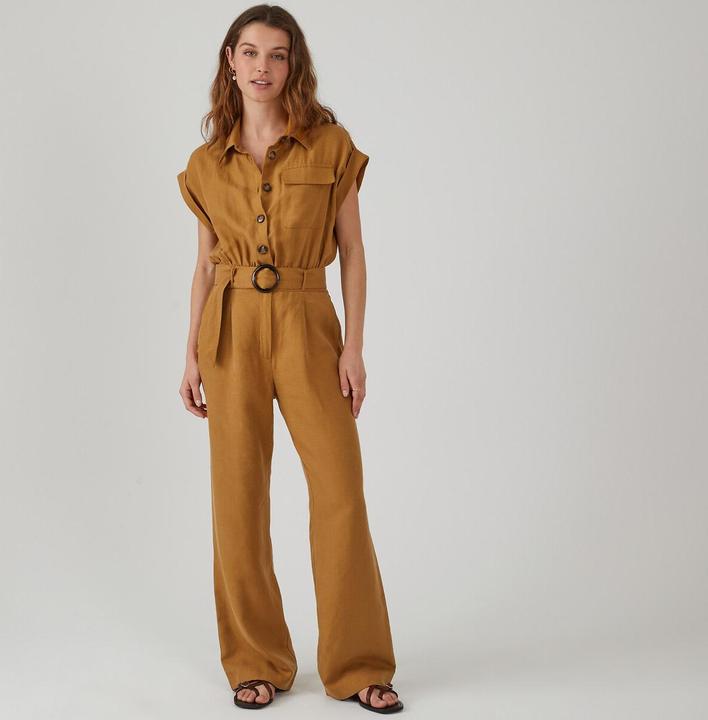 Actual product image La Redoute Collections Signature long leg jumpsuit (32)