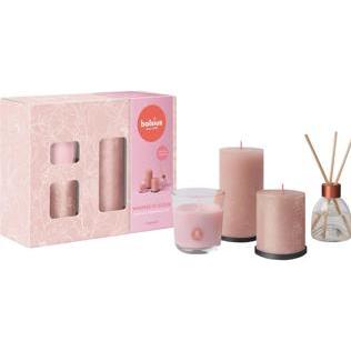 Bolsius, Set Regalo Bellezza, Geschenkset Medium Whispers Of Bloom