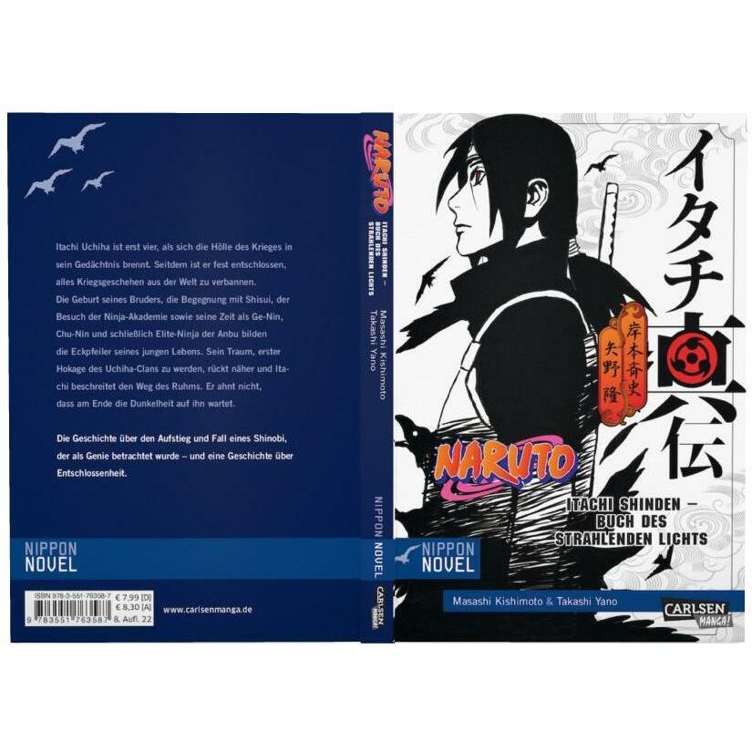 Thumbnail - Naruto Itachi Shinden - Buch des strahlenden Lichts (Nippon Novel), Belletristik von Takashi Yano