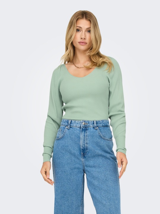 Image du produit Only Coupe normale Pull col V Haut tricoté (XL)