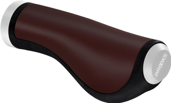 Actual product image Brooks Running Brooks Ergonomic leather grip, 130/130mm, aged brown