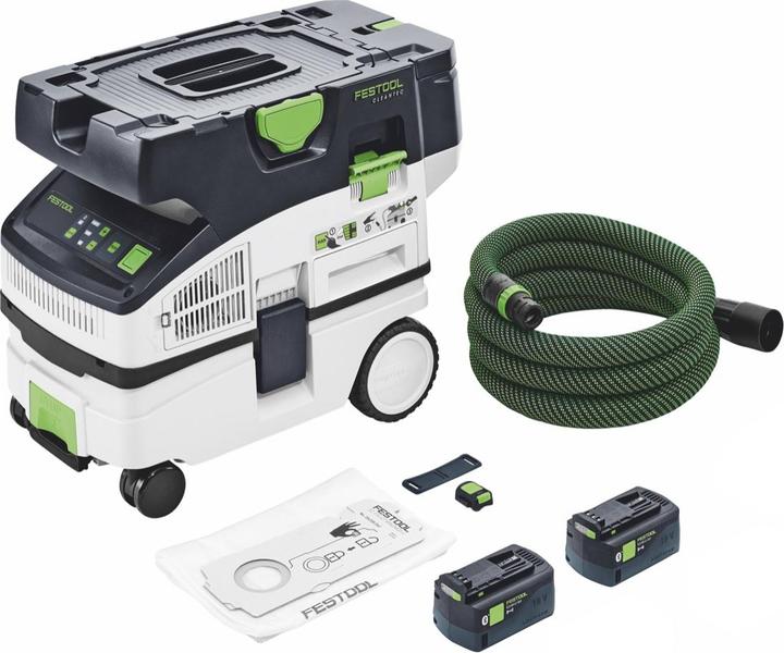 Image du produit Festool CTLC MINI I-Basic Akku Absaugmobil 36 V ( 2x 18 V ) Staubkl. L + 2x Akku 5,0 Ah - ohne (Système d'aspiration)