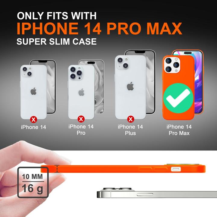 Productafbeelding Nalia Neon Silicone Hoesje (Apple iPhone 14 Pro Max)