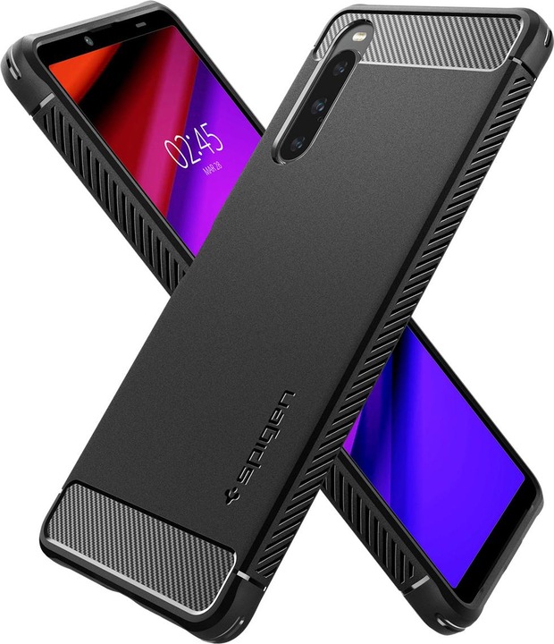Produktbild Spigen Rugged Armor Sony Xperia 10 V czarny/black ACS06202 (Sony Xperia 10 V)