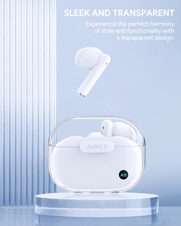 Actual product image Aukey Earphones EP-M2 TWS (black) (4 h, Wireless)