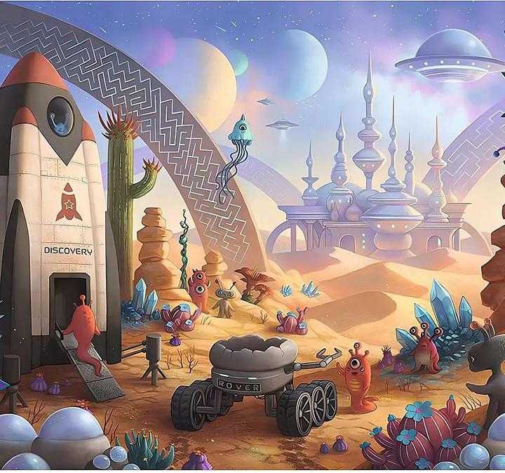 Image du produit Ravensburger Puzzle Escape Kids Space (368 pièces)
