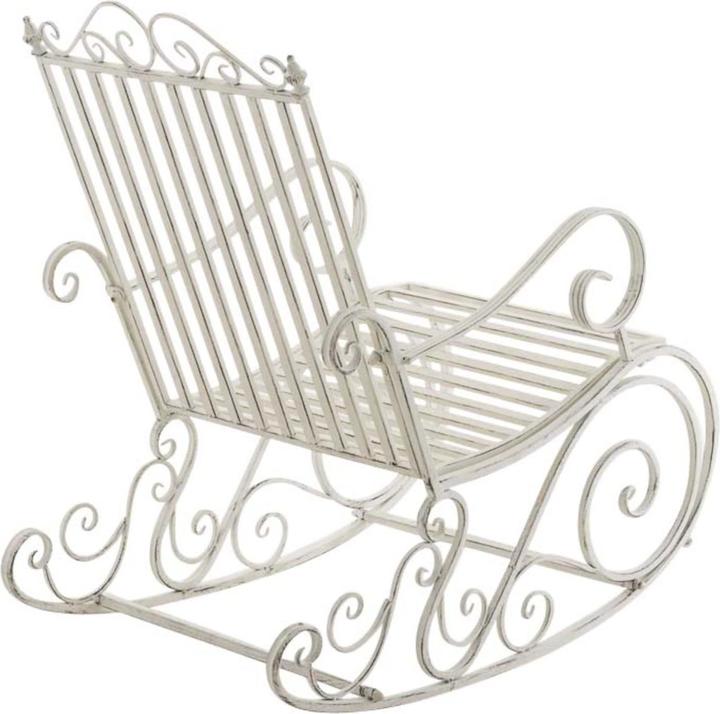 Immagine prodotto CLP Set di 2 sedie a dondolo Smilla, bianco antico