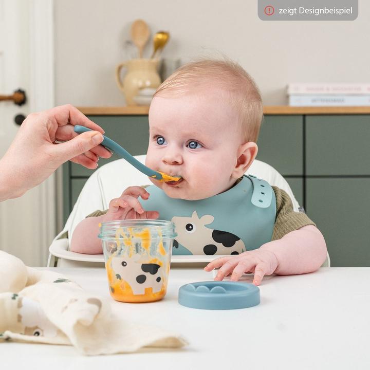 Image du produit Done by Deer Lätzchen Silikon-Lätzchen - Pigee - Powder