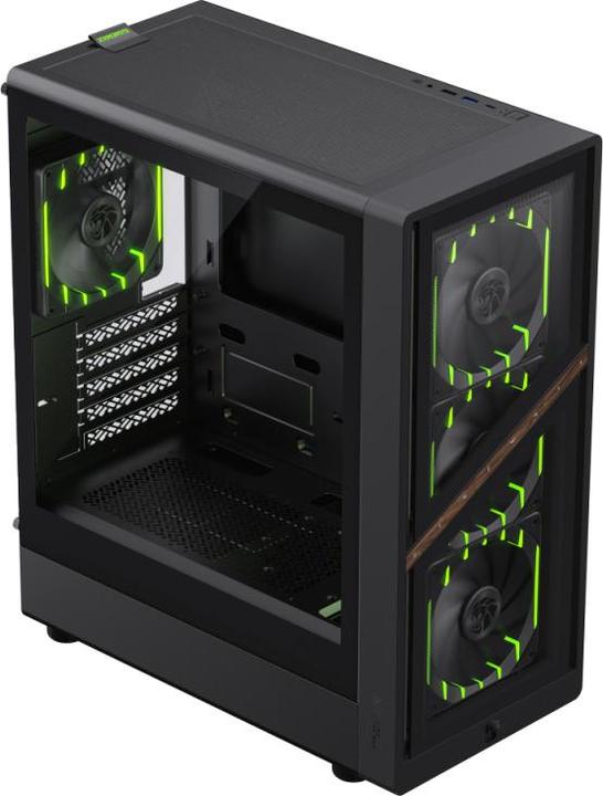 Actual product image GameMax Boitier Mini Tour Micro ATX Aeris 330 ARGB avec panneau vitré (Noir) (mATX)