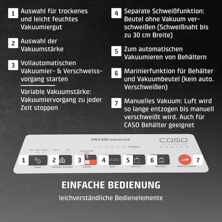 Produktbild Caso VRH 690 advanced Folienschweissgerät