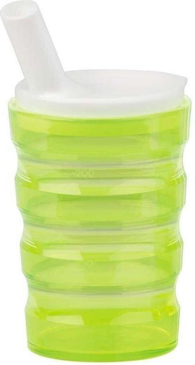 Sundo Rillenbecher auslaufsicher mit Deckel gelb (0.20 l)