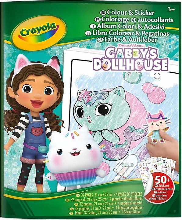 Produktbild Crayola CR Color & Sticker Book GD (50 Sticker)