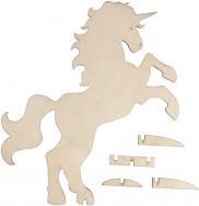 Image du produit Rayher Licorne en bois FSC 100%, à poser, brun moyen