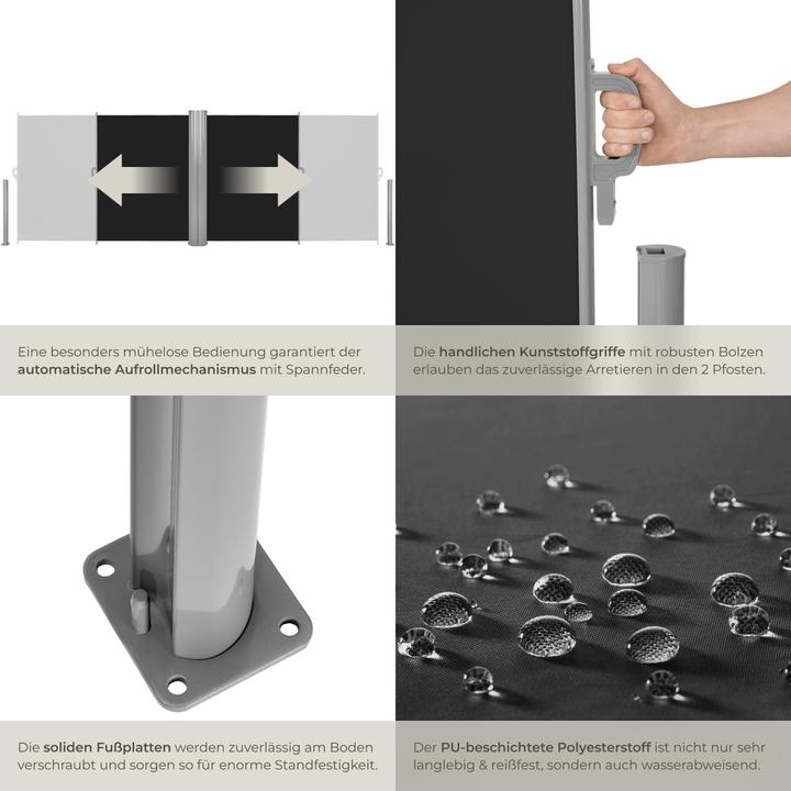 Image du produit tectake Paravent (6 m)