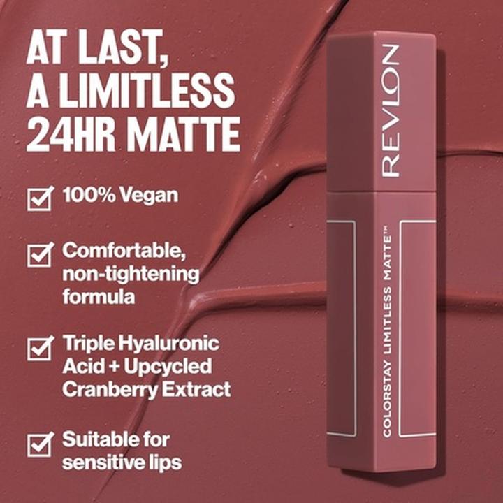 Image du produit Revlon Rouge à lèvres liquide mat ColorStay Limitless - Fired Up 011 (11 Feu éteint)