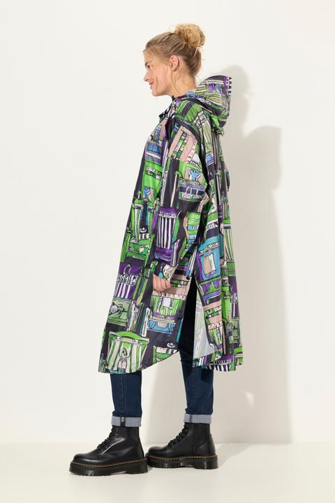 Produktbild Laurasøn Funktions-Regencape, Unisex, Print, Kapuze (One Size)