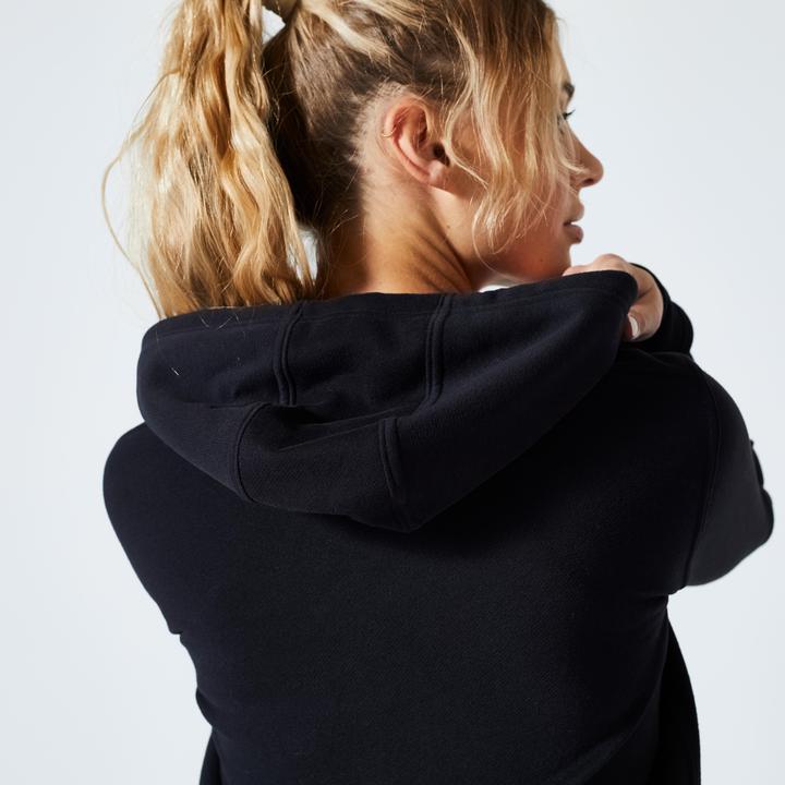 Produktbild Domyos Kapuzenjacke Damen - Essentials 500 schwarz (XXL)