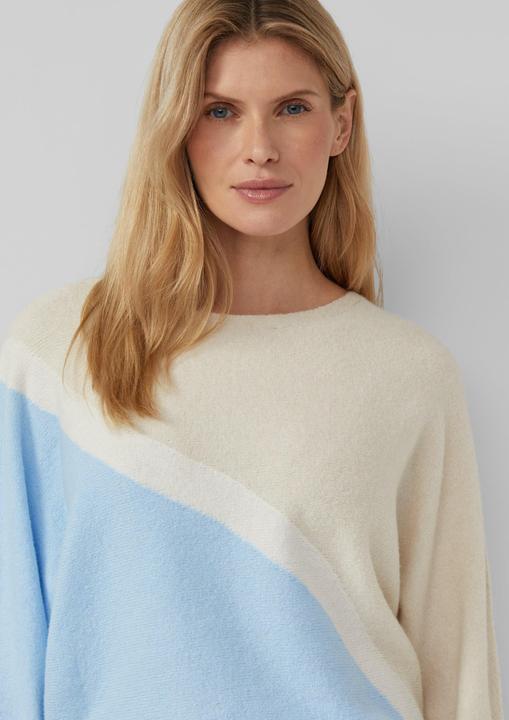 Produktbild s.Oliver Strickpullover Feinstrickpullover mit Fledermausärmeln (44)