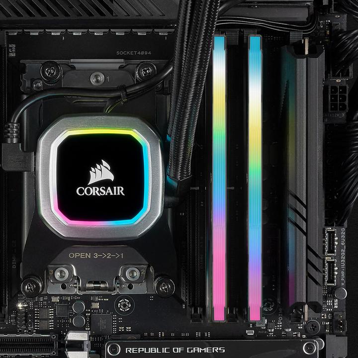 Productafbeelding Corsair Vengeance RGB Pro SL (2 x 16GB, 3600 MHz, DDR4 RAM, DIMM 288 pin)