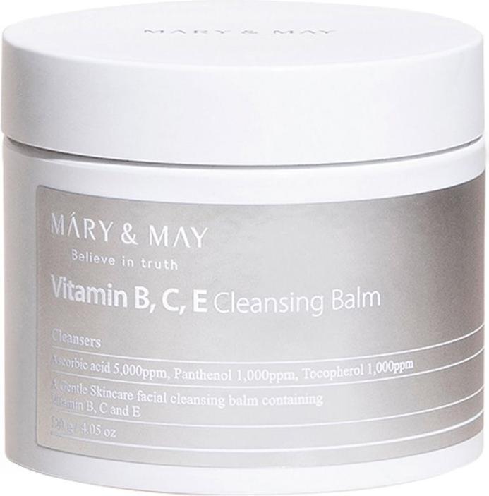Actual product image Mary&May Vitamin B.C.E. Cleansing Balm Felikatny Make-Up Remover Balm With Vitamins 120G (Cleansing lotion)