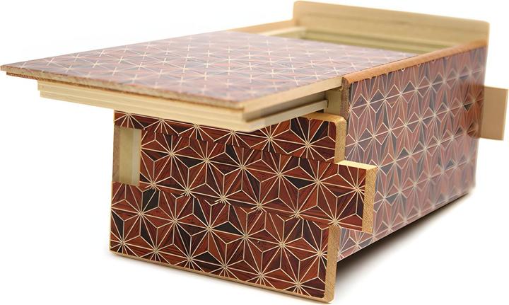 Produktbild Maruyama Himitsu Bako - Akaasa (21 Schritte) - Japanische Rätselbox