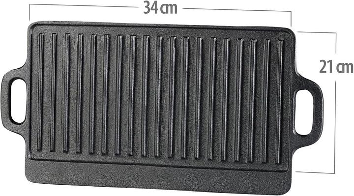 Actual product image Rosenstein & Söhne Cast iron reversible grill plate