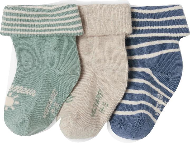 Produktbild Vertbaudet 3er-Pack Jungen Baby Socken mit Schriftzug (3er Pack, 18)