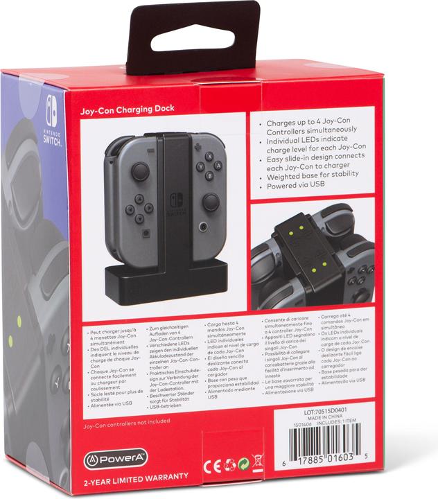 Immagine prodotto PowerA Joy-Con Dock di ricarica (Switch)