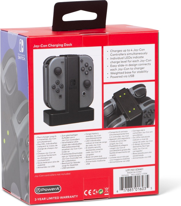 Immagine prodotto PowerA Joy-Con Dock di ricarica (Switch)