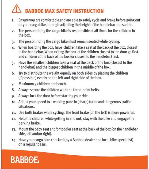 Produktbild Babboe Max -E