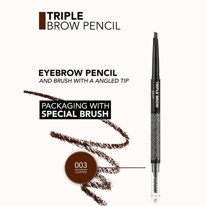 Actual product image Flormar Triple Brow Pencil - 1 Gram
